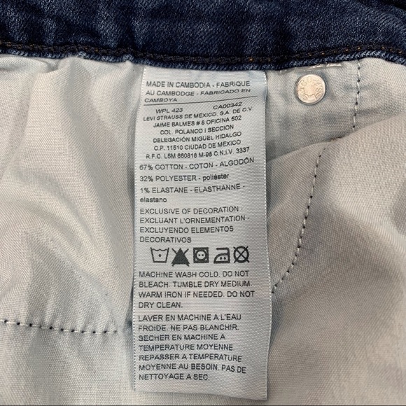 Levi’s Women’s Size 30 (10) Signature Modern Slim Cuffed - Picture 5 of 6